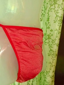 Mens Sexy Red Shimmery G String Briefs