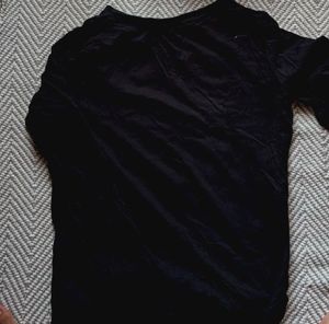 Stylish Black Long Sleeve Top