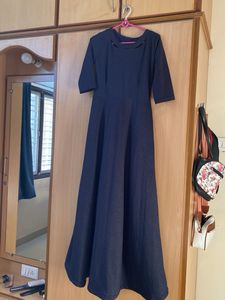 Stylish Black A-Line Dress
