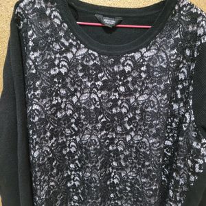 oversized embroidery sweater