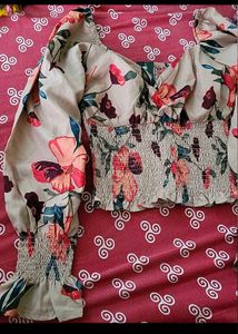 Floral Print sss Top