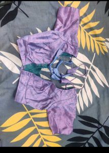 Elegant Lavender Silk Blouse