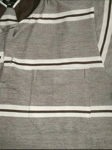 Men's Striped Polo T-Shirt