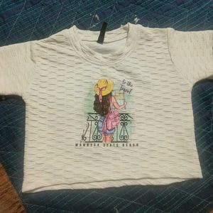 Cute Girls' T-Shirt and Pants Set