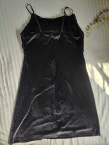 Short Elegant Black Slip Dress