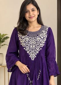 Boho Embroidered Kurta Set