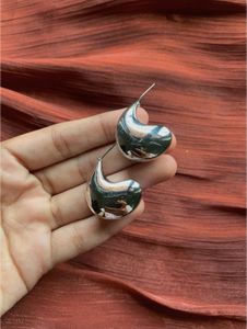 Chunky Gold Textured Button Earrings