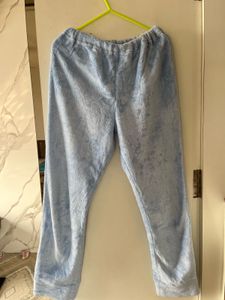Blue Fuzzy Lounge Pants