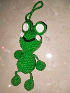 Crochet Frog And Bunny Keychain for Bags &amp; Keys