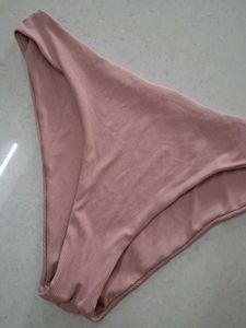 XS Shein Ribbed Pink Bikini Bottom