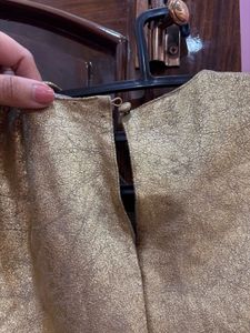 Zara Gold Crop Top