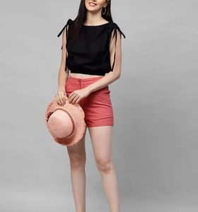 Coral Pink Casual Shorts 🪸