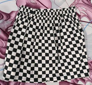 Checkerboard Mini Skirt