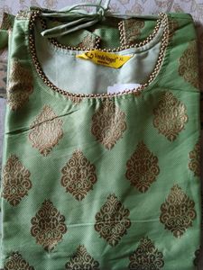 Parrot Green Kurta Set