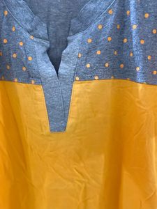 Sporty Yellow &amp; Grey T-Shirt