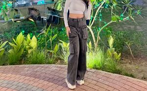 Trendy Cargo Jeans