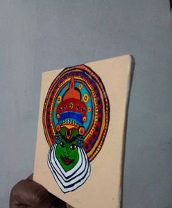 Kathakali Face Acrylic Painting