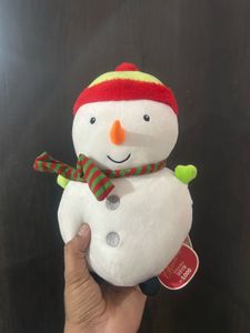 Adorable Plush Snowman Toy