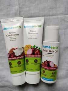 Mamaearth Onion Hair 3 In 1 Combo Pack