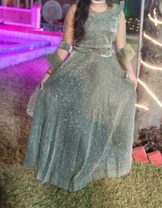 Sparkling Sequined Lehenga Choli Set