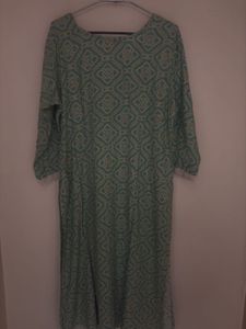 Light Green Printed Kurta