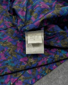 Korean Abstract Hooded Windbreaker Jacket