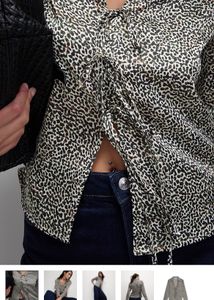 Marks & Spencer Leopard Print Tie-Front Top