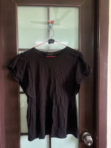 Stylish Brown Embroidered Top