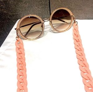 Blush Pink Chunky Acrylic Eyeglass Chain
