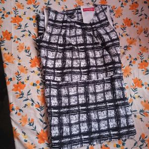 Stylish Checked Kurta