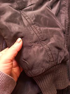 Men's Solid Black Regular Jacket