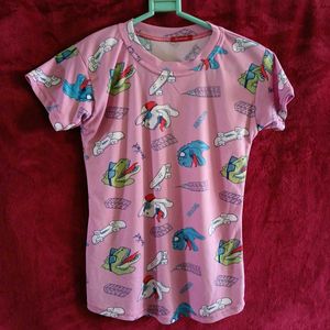 Cute Pinteresty Aesthetic Dinosaur Pink Top