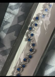 Sparkling Blue &amp; Crystal Bracelet