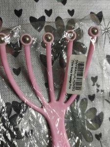 Pink Scalp Massager