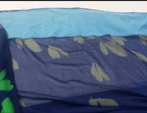 Blue Floral Saree