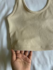 H&amp;M ribbed halterneck top