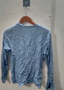 powder blue 💙 embroidery top