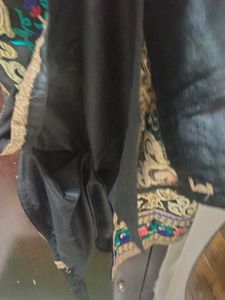 Black Embroidered Kurta