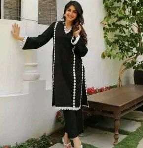 Elegant Black Kurta Set