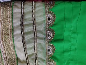Designer Saree with intricate embroidery