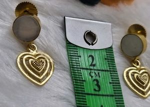Cute Heart Dangle Earrings