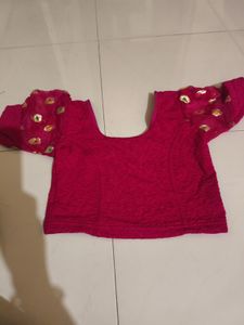 Elegant Blouse with Embellished Sleeves