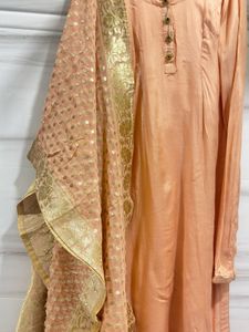 Elegant Peach Kurta