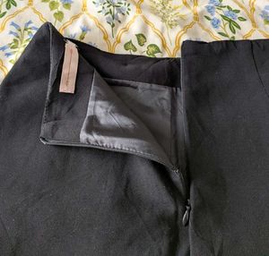 black mini skirt with built in shorts