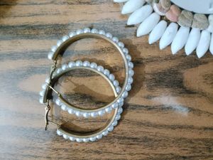 Black Choker with Metal earring