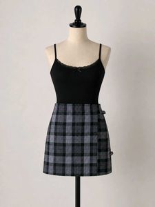 Super cute y2k Plaid Mini Skirt