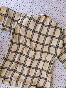 Classic Plaid Button-Up Top