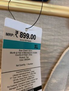 max new cream colour dress for women