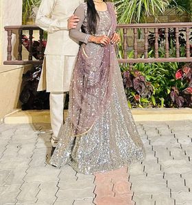 Elegant Sequin Lehenga Choli Set