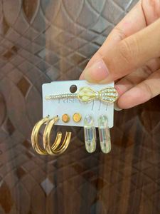 Chic Jewelry Set with Hair Clip